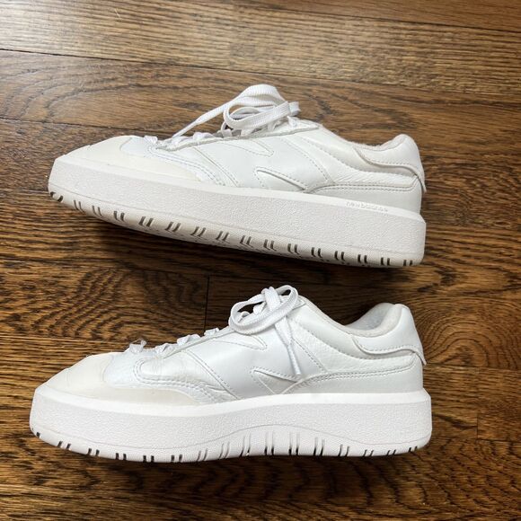 New Balance CT302 Platform Sneakers in White Women's Size 8.5 - Picture 3 of 10